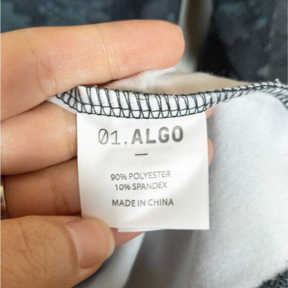 01 ALGO Stitch Fix Grey Max Lightweight 1/4 Zip Performance Fleece Men's Medium - Picture 5 of 6